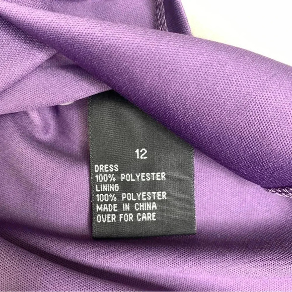 I.N. Studio Sleeveless Chiffon Bow Tie Sheath Dress Size 12 Multicolor Floral - Picture 14 of 14